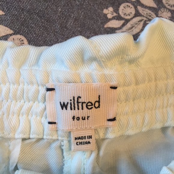 Wilfred Mint Green High Waisted Shorts - Picture 2 of 4